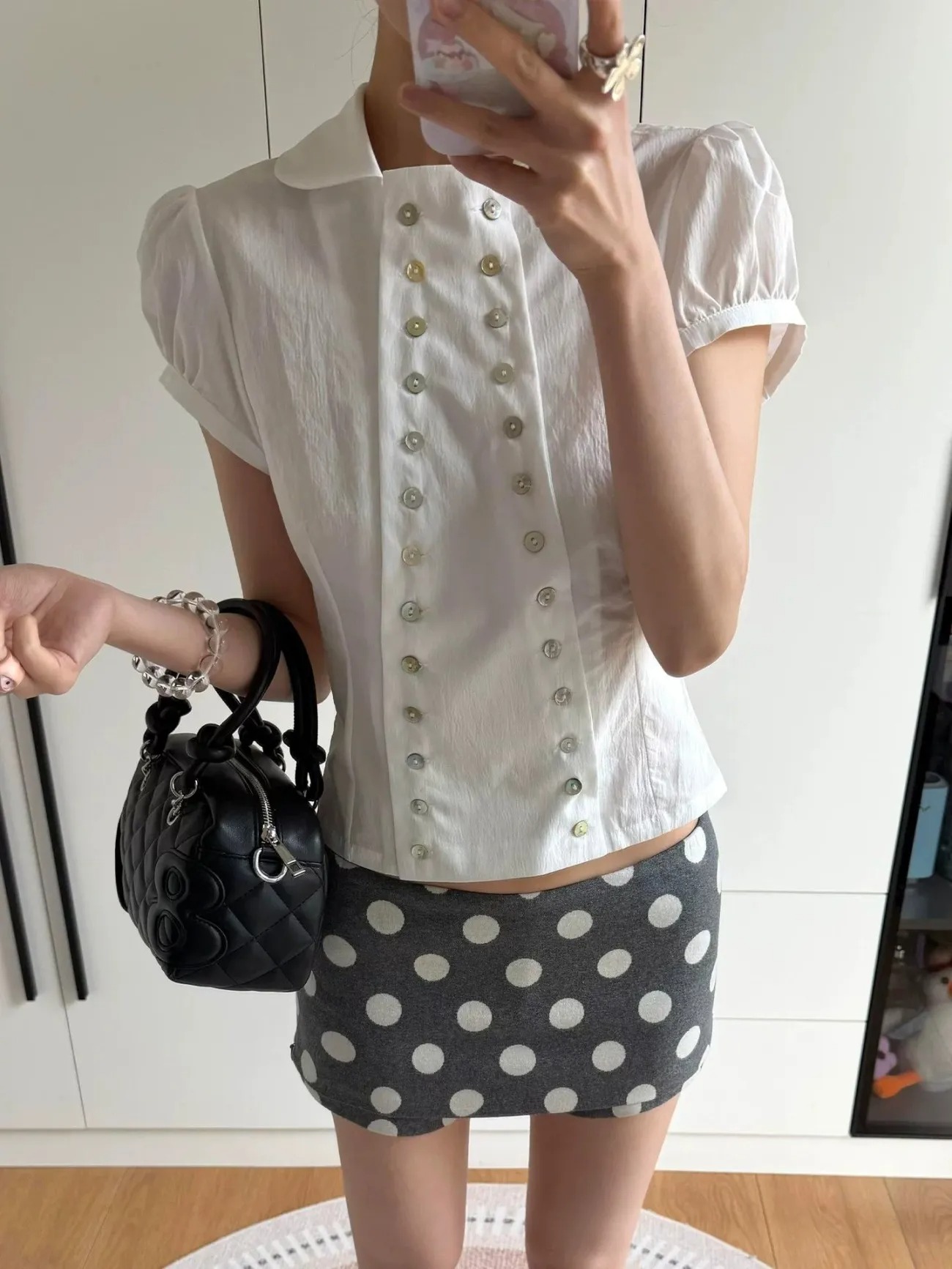Blusa Estilo Y2K com Gola Pete - Women'S Y2K Fashion Aesthetic avaliação e preço