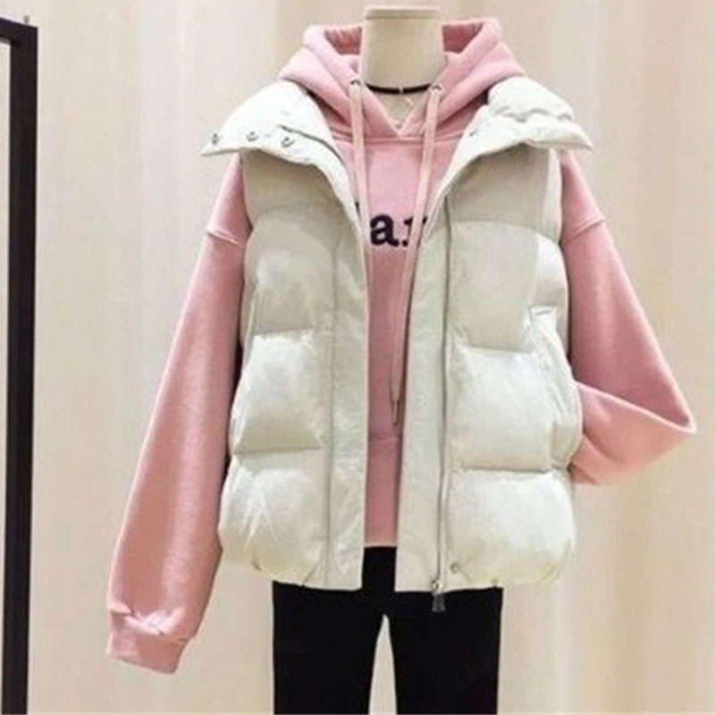 2025 senhoras curto puffer col - Puffer Vest Fashion Women avaliação e preço