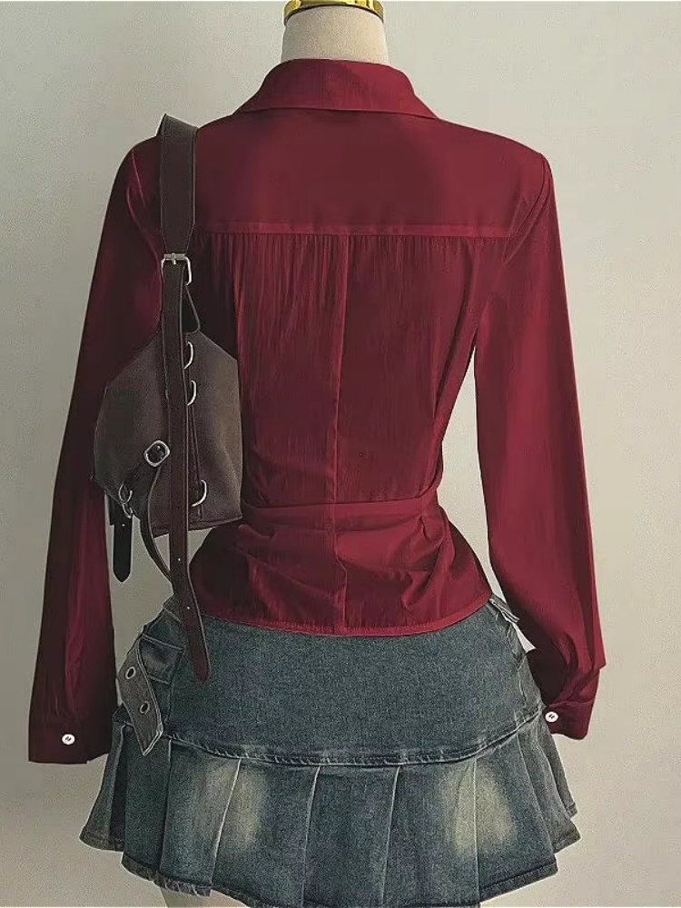 Blusas Femininas de Manga Long - Women'S Y2K Fashion Aesthetic avaliação e preço