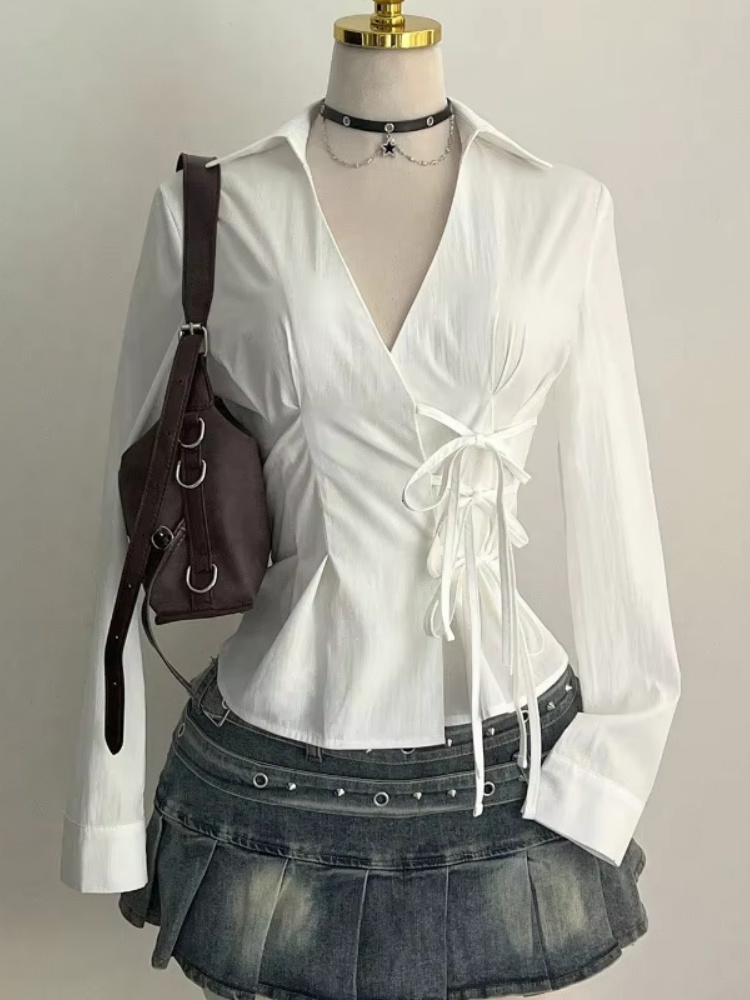 Blusas Femininas de Manga Long - Women'S Y2K Fashion Aesthetic avaliação e preço