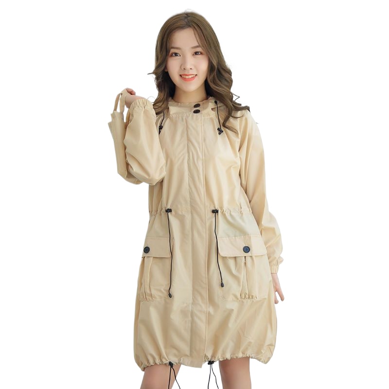 Capa de Chuva Leve e Impermeáv - Women'S Fashion Raincoat avaliação e preço