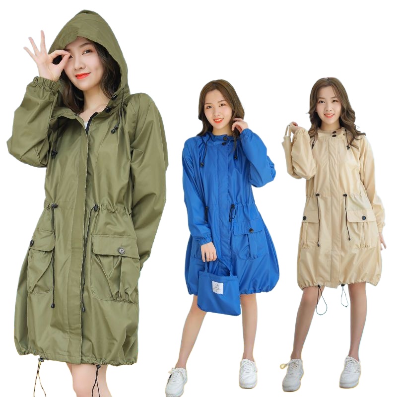 Capa de Chuva Leve e Impermeáv - Women'S Fashion Raincoat avaliação e preço