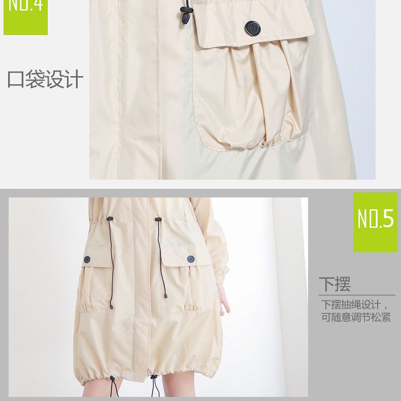 Capa de Chuva Leve e Impermeáv - Women'S Fashion Raincoat avaliação e preço