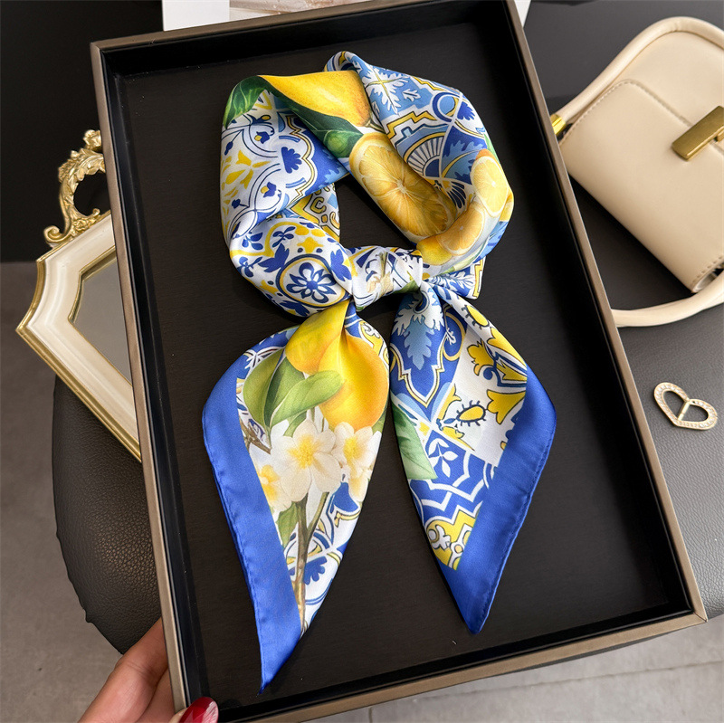 2026 novos lenços quadrados de - Women Fashion Necktie avaliação e preço