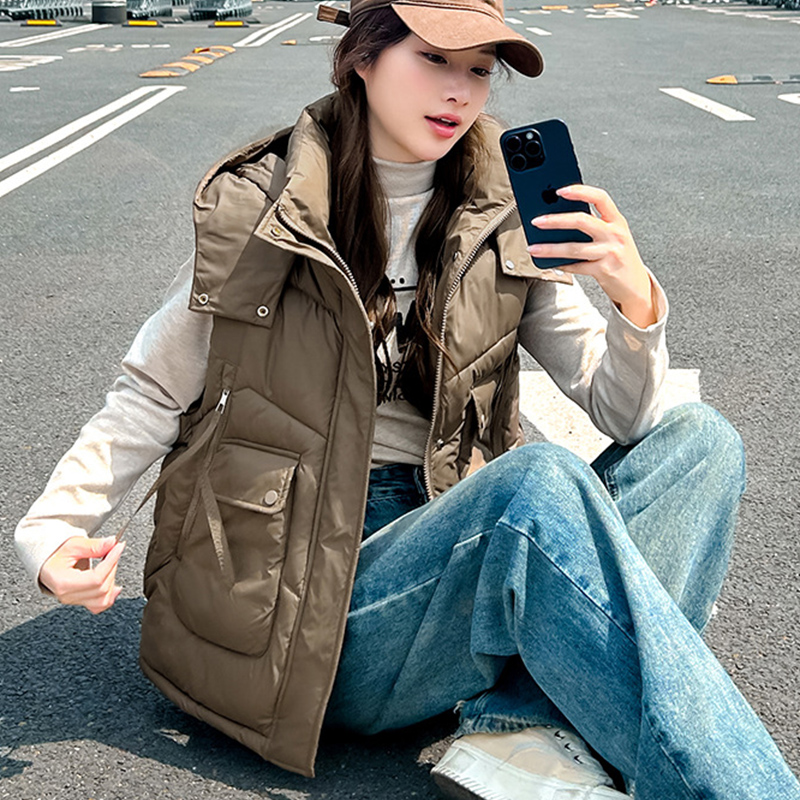 2025 bolso grande solto com ca - Puffer Vest Fashion Women avaliação e preço
