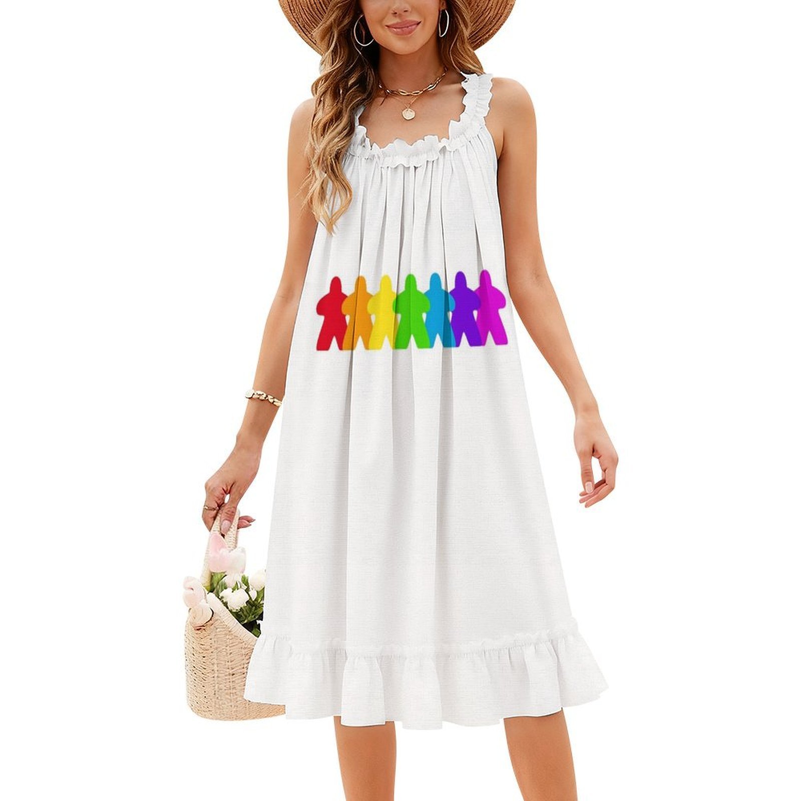 Todas as cores do Meeples-Gaym - Smocked Dress Women avaliação e preço