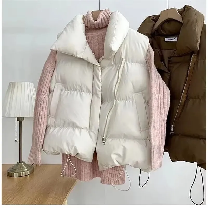 2025 novo inverno quente recor - Puffer Vest Fashion Women avaliação e preço