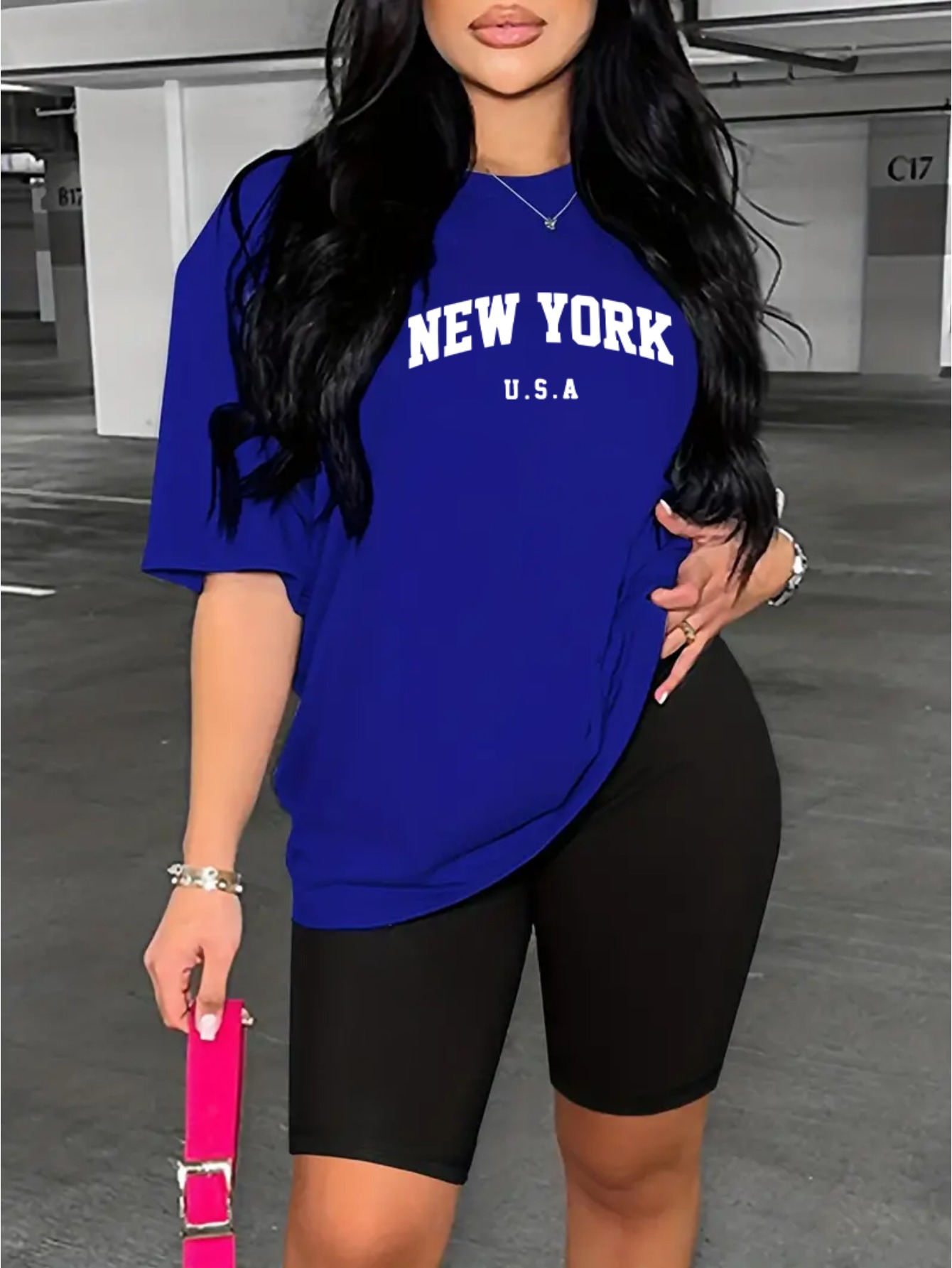 New York EUA Impressão Tshirt  - Women Fashion Usa avaliação e preço