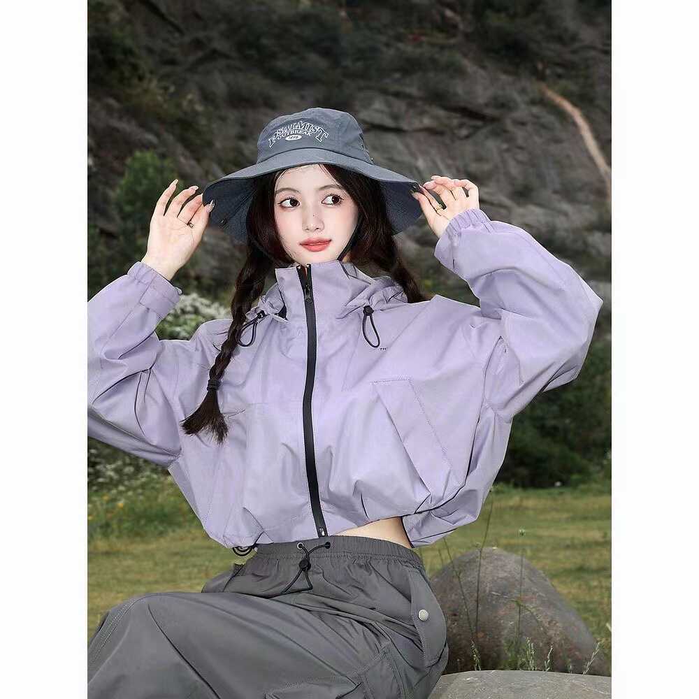 Trench coat feminino impermeáv - Women'S Fashion Raincoat avaliação e preço