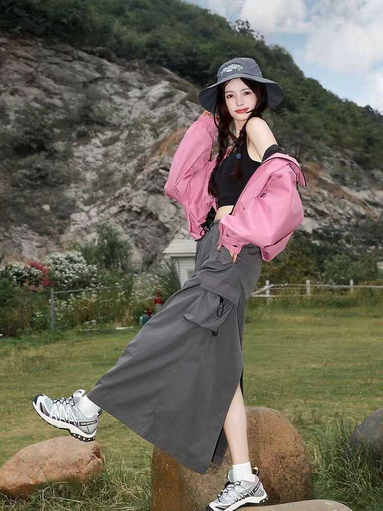 Trench coat feminino impermeáv - Women'S Fashion Raincoat avaliação e preço