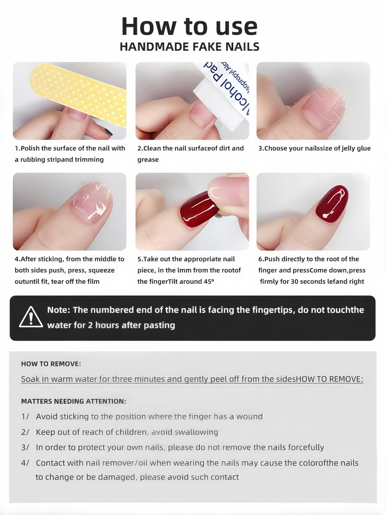 10 Unidades de Unhas Longas Tr - Women Fashion Photoshoot avaliação e preço