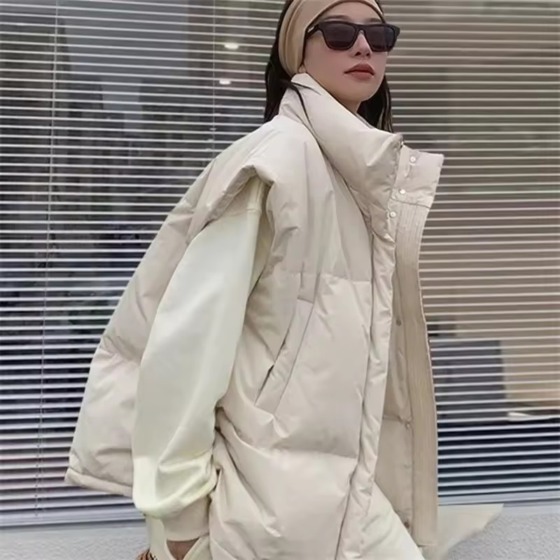 2025 novo coreano colete de in - Puffer Vest Fashion Women avaliação e preço