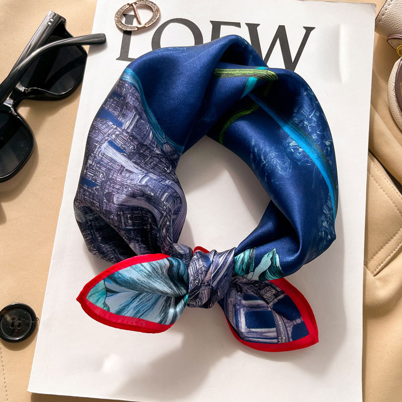 Marca de luxo 100% lenço de se - Women Fashion Necktie avaliação e preço