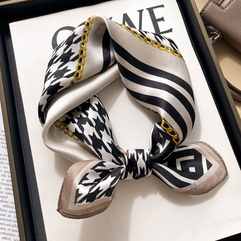Marca de luxo 100% lenço de se - Women Fashion Necktie avaliação e preço