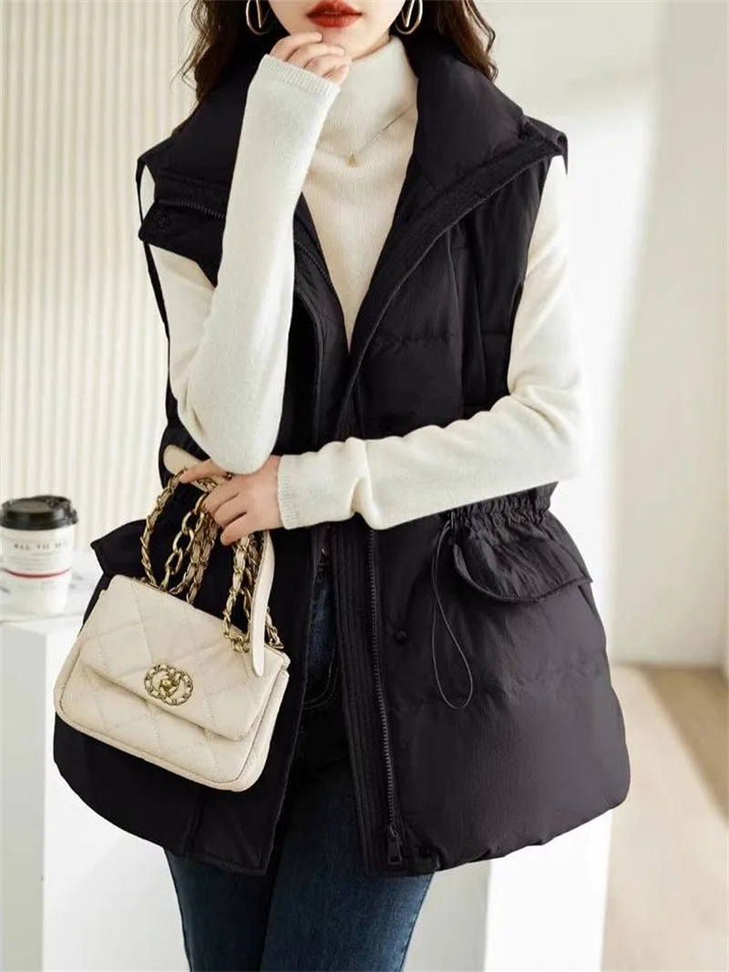 2025 novo feminino de comprime - Puffer Vest Fashion Women avaliação e preço