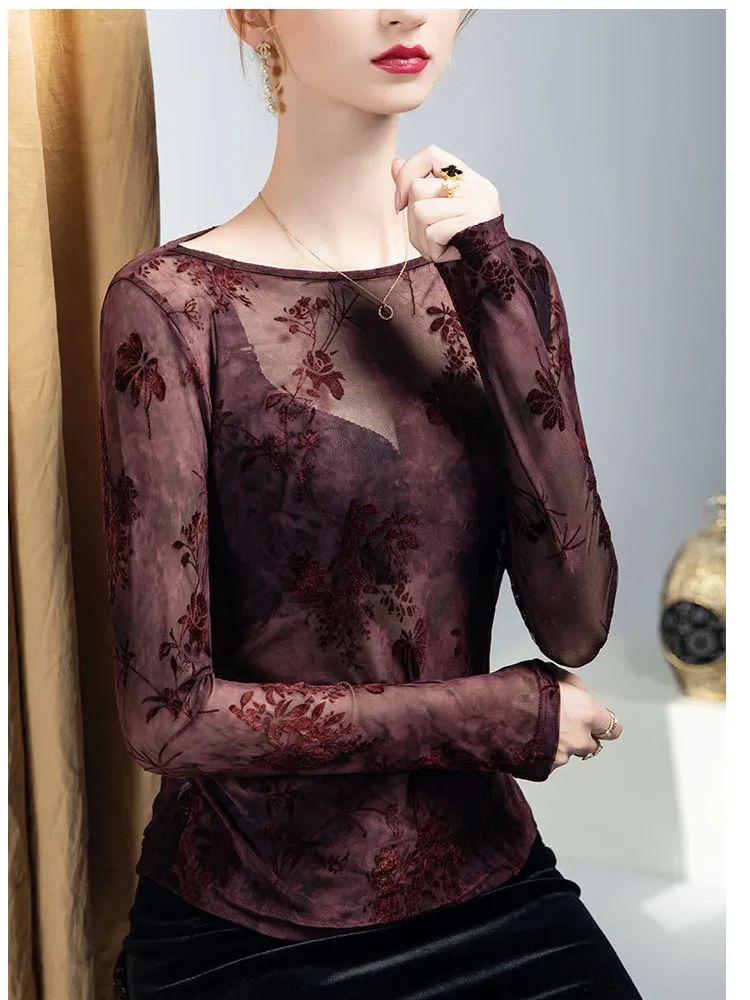 Top feminino com estampa floca - Women'S Fashion Trends Fall 2025 avaliação e preço
